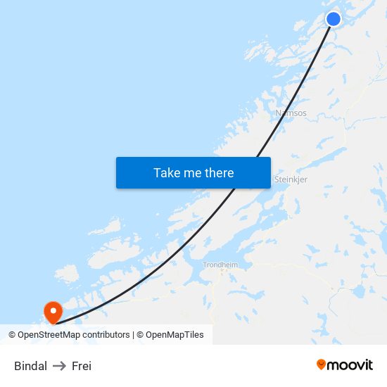 Bindal to Frei map