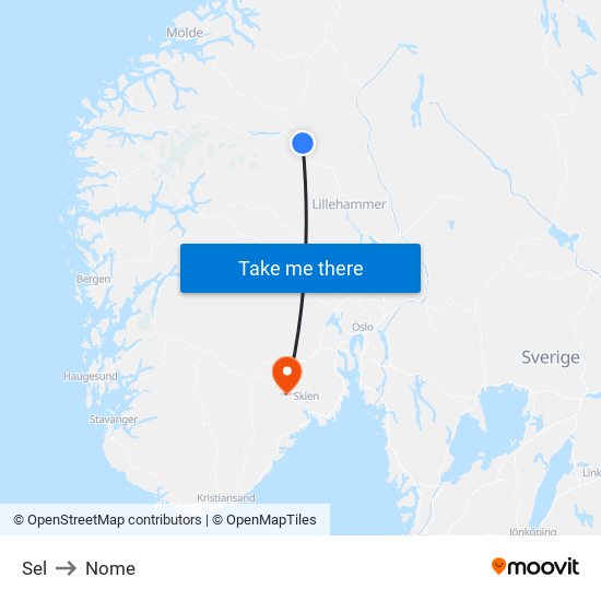 Sel to Nome map