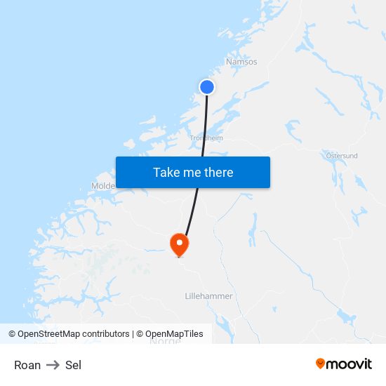 Roan to Sel map