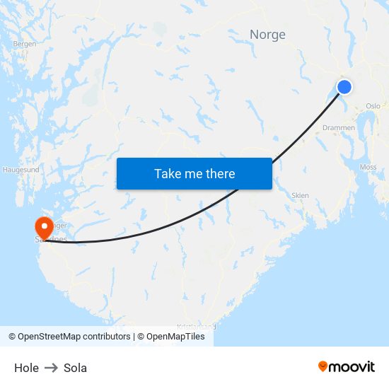 Hole to Sola map