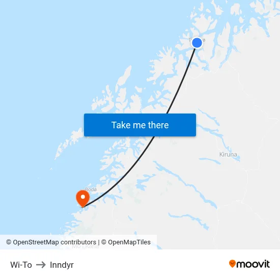 Wi-To to Inndyr map