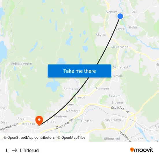Li to Linderud map