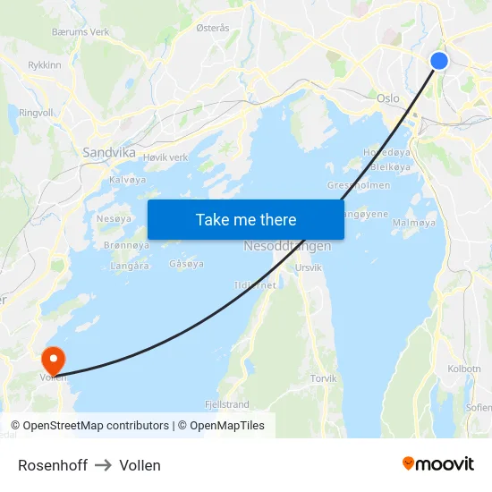 Rosenhoff to Vollen map
