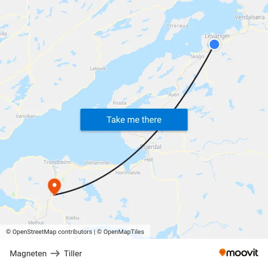 Magneten to Tiller map