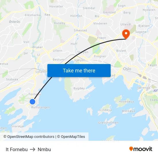 It Fornebu to Nmbu map