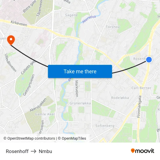 Rosenhoff to Nmbu map