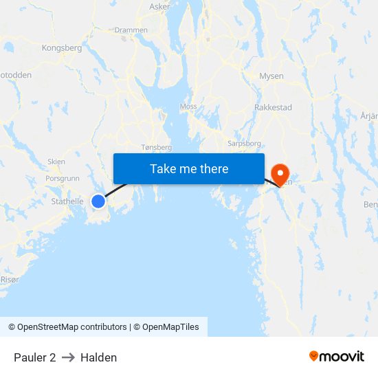 Pauler 2 to Halden map