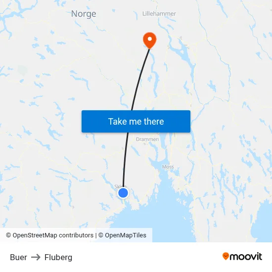 Buer to Fluberg map