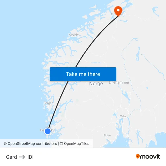 Gard to IDI map