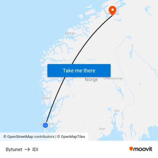 Bytunet to IDI map