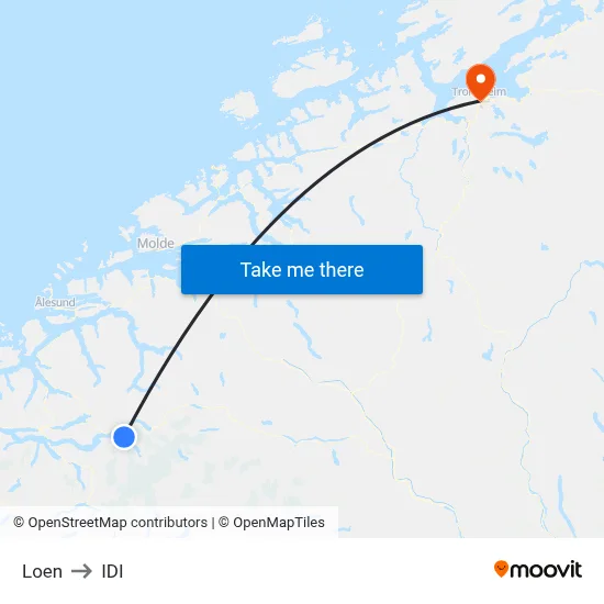 Loen to IDI map