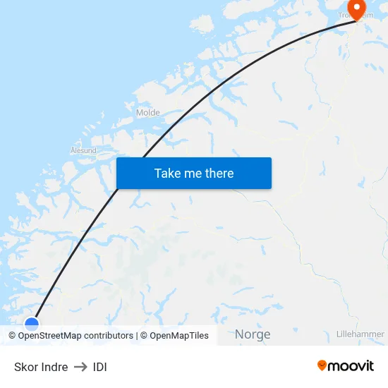 Skor Indre to IDI map