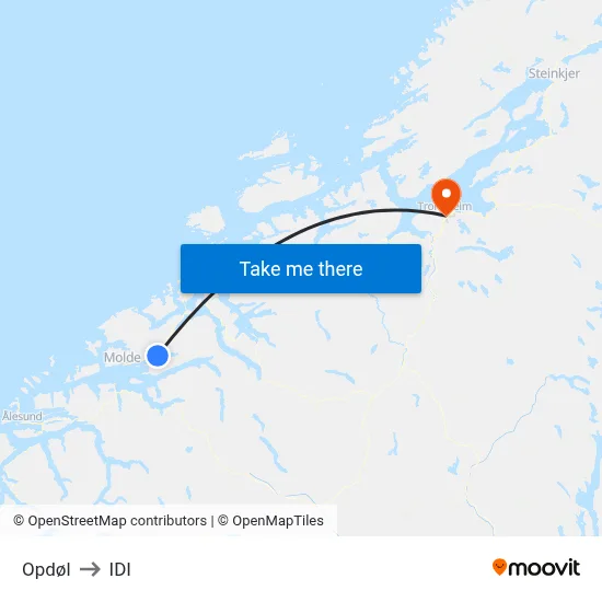 Opdøl to IDI map
