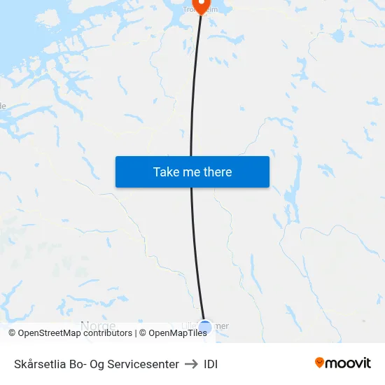 Skårsetlia Bo- Og Servicesenter to IDI map