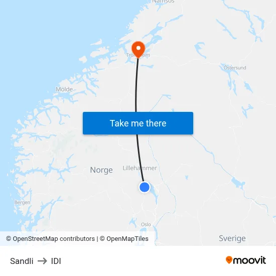 Sandli to IDI map