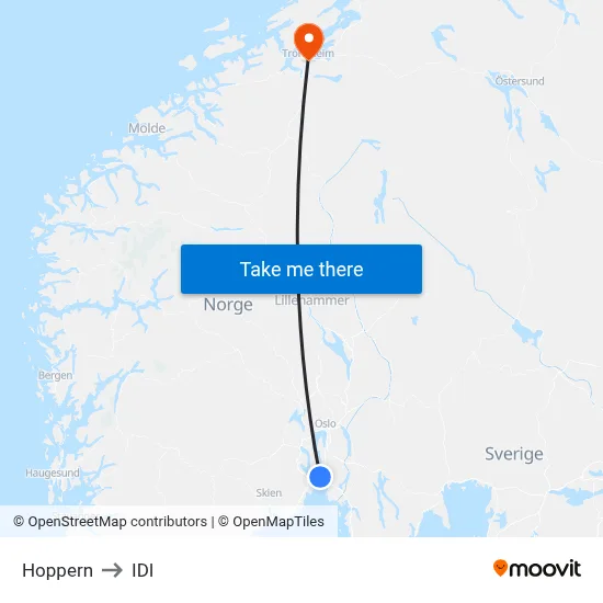 Hoppern to IDI map