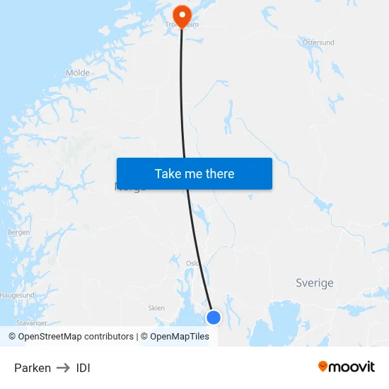 Parken to IDI map
