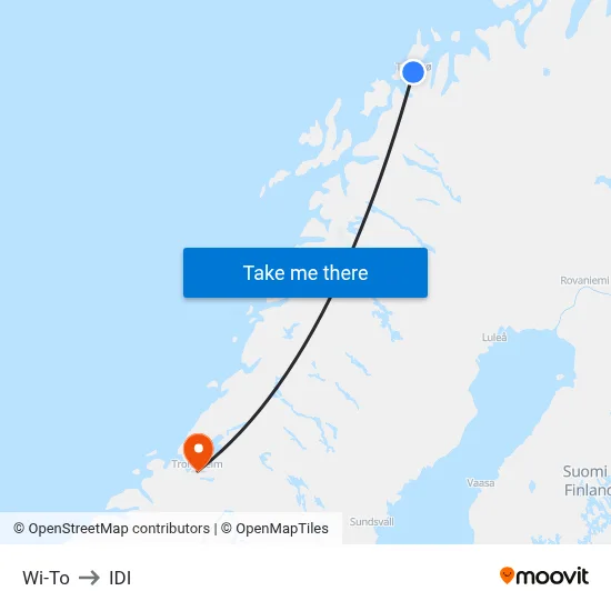 Wi-To to IDI map