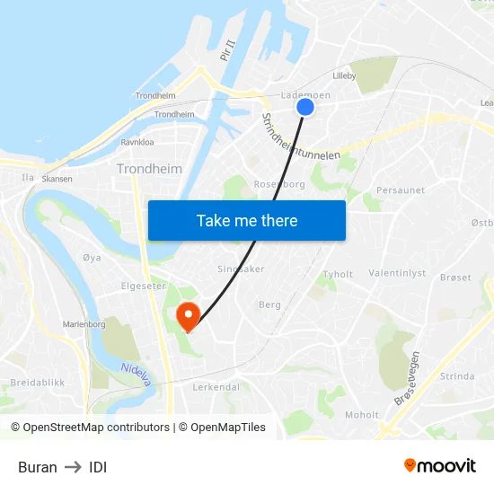 Buran to IDI map
