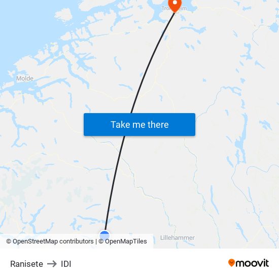 Ranisete to IDI map