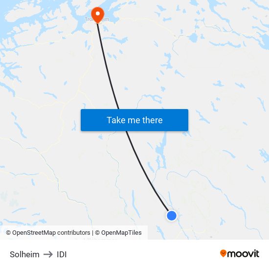 Solheim to IDI map