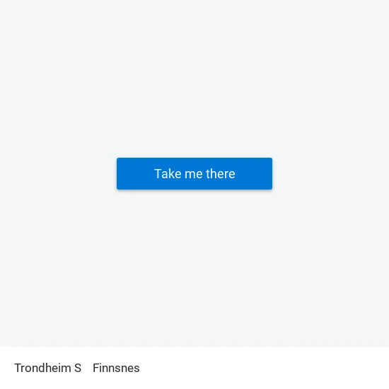Trondheim S to Finnsnes map