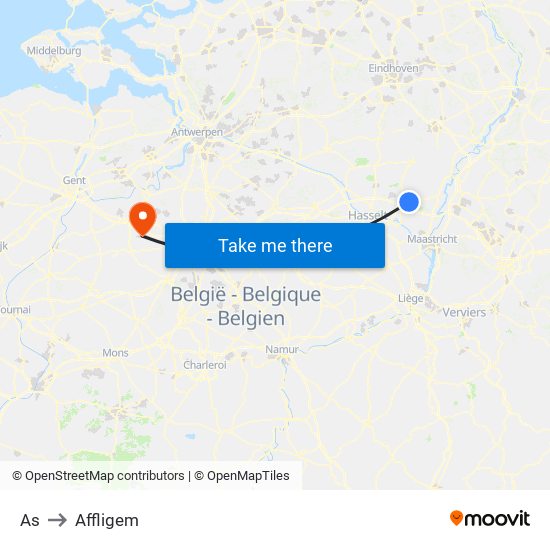 As to Affligem map