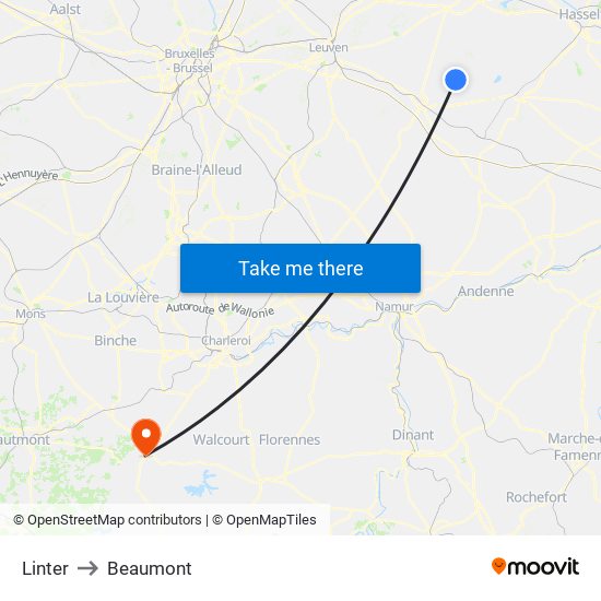 Linter to Beaumont map