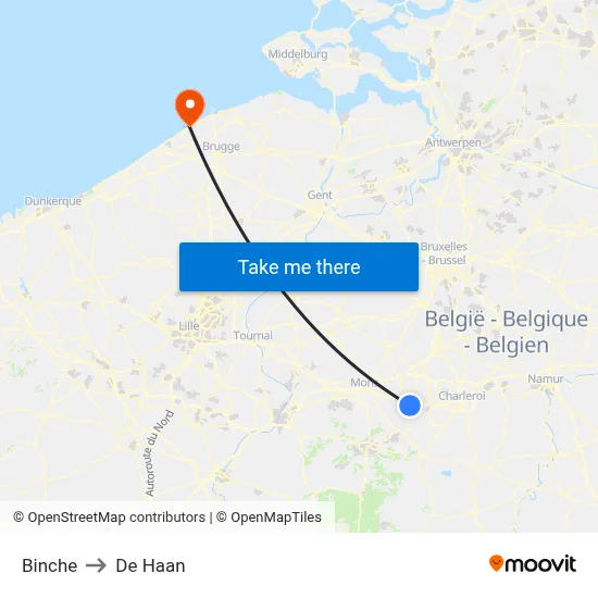Binche to De Haan map