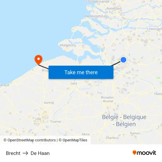 Brecht to De Haan map