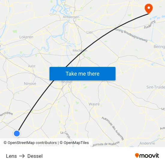 Lens to Dessel map