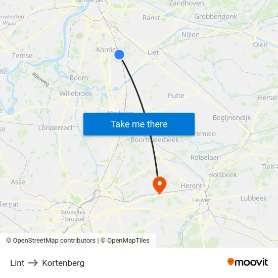 Lint to Kortenberg map