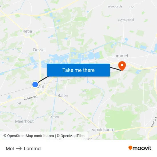 Mol to Lommel map