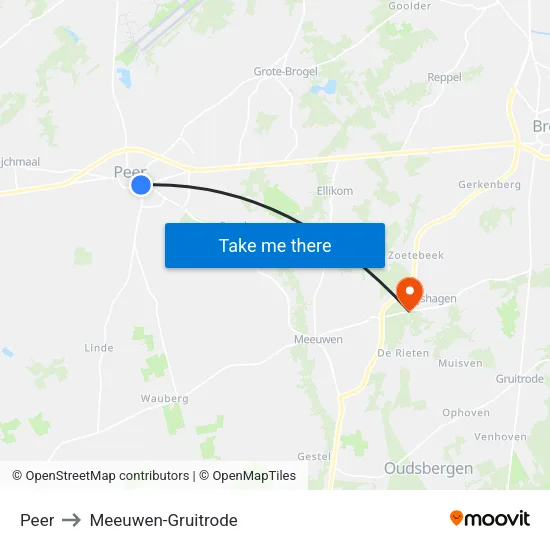 Peer to Meeuwen-Gruitrode map