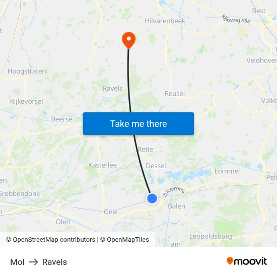 Mol to Ravels map