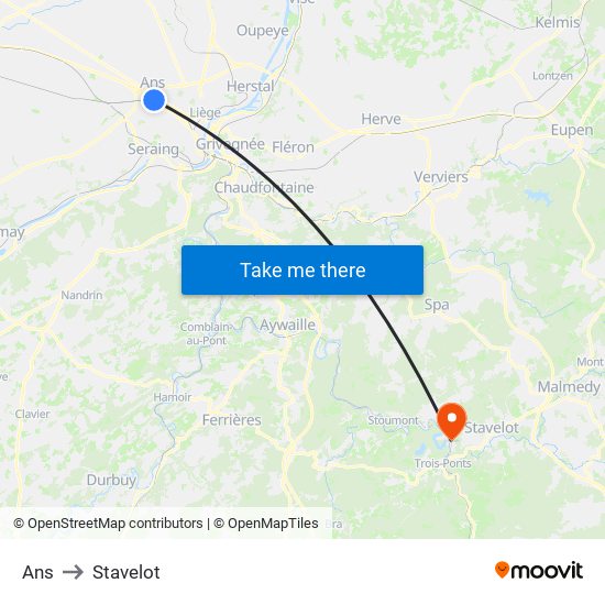 Ans to Stavelot map