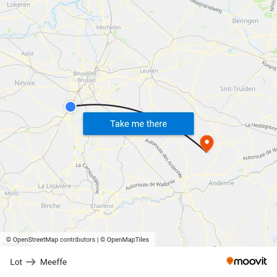 Lot to Meeffe map