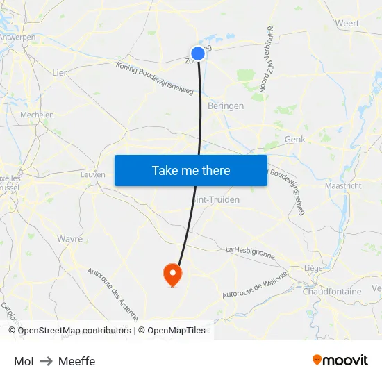 Mol to Meeffe map