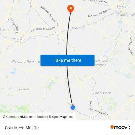 Graide to Meeffe map