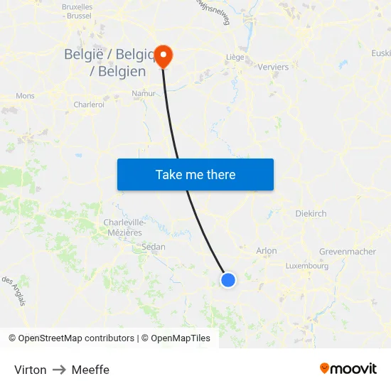 Virton to Meeffe map
