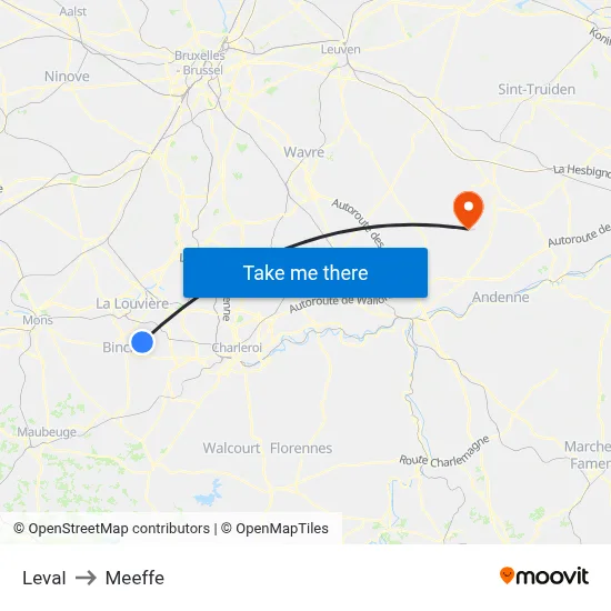 Leval to Meeffe map