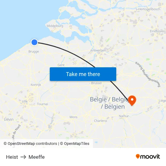 Heist to Meeffe map