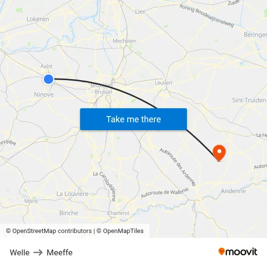 Welle to Meeffe map