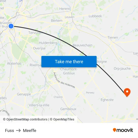 Fuss to Meeffe map