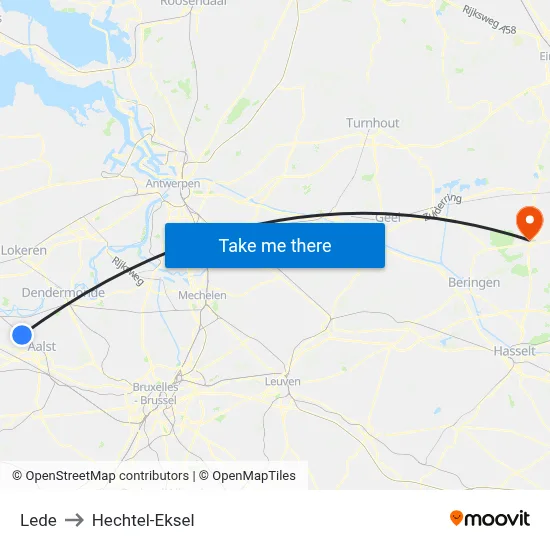 Lede to Hechtel-Eksel map