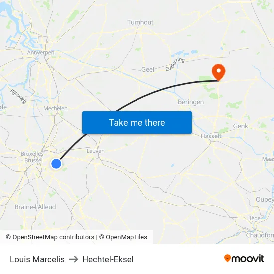 Louis Marcelis to Hechtel-Eksel map