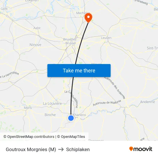 Goutroux Morgnies (M) to Schiplaken map