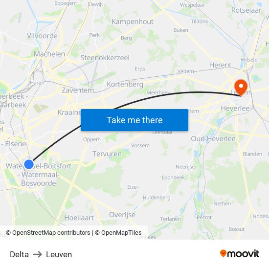Delta to Leuven map
