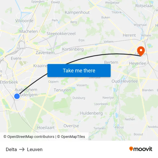 Delta to Leuven map