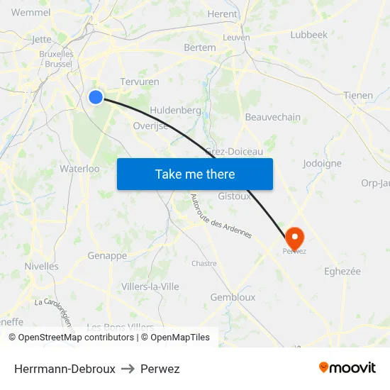 Herrmann-Debroux to Perwez map